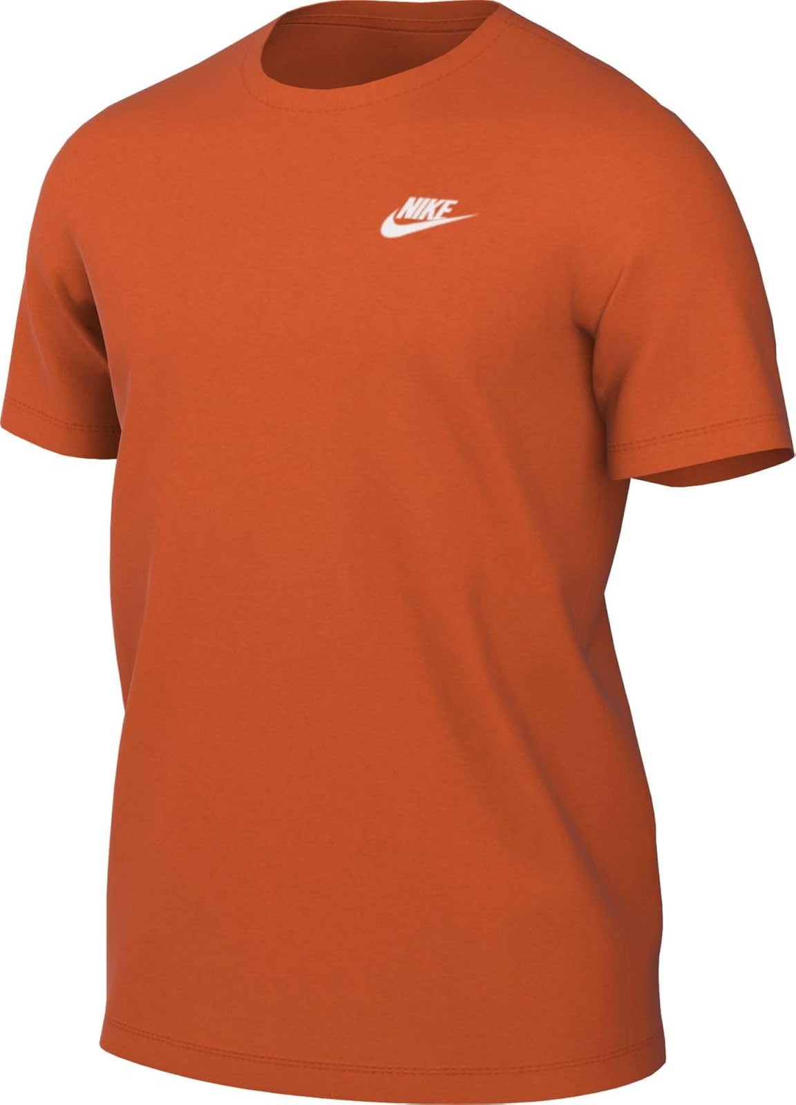 Nike Mens Sportswear Club Tee – Safety Orange – M