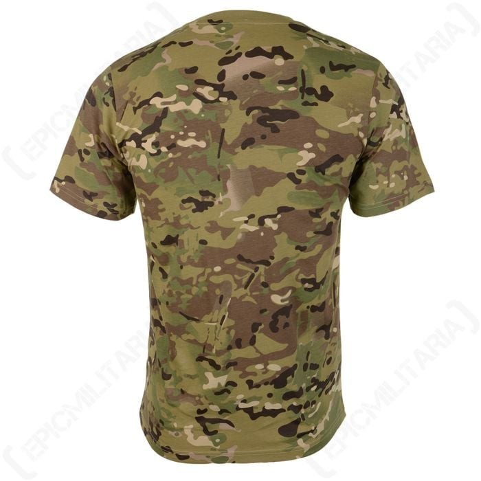 Multitarn Camouflage T-Shirt – 95% Cotton/5% Elastane – Crew Neck