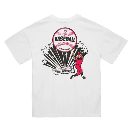 Topps Heritage White Sports Extra Pocket Baseball Tee