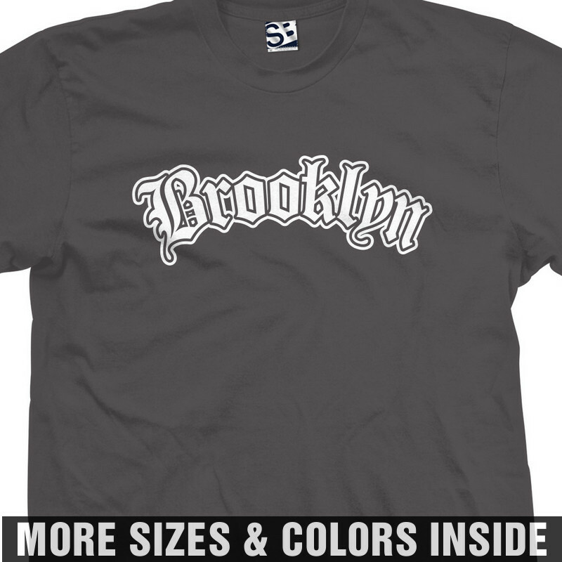 Brooklyn OG Arch Shirt – Old English Tattoo Born Bred Tee Women Ladies Unisex
