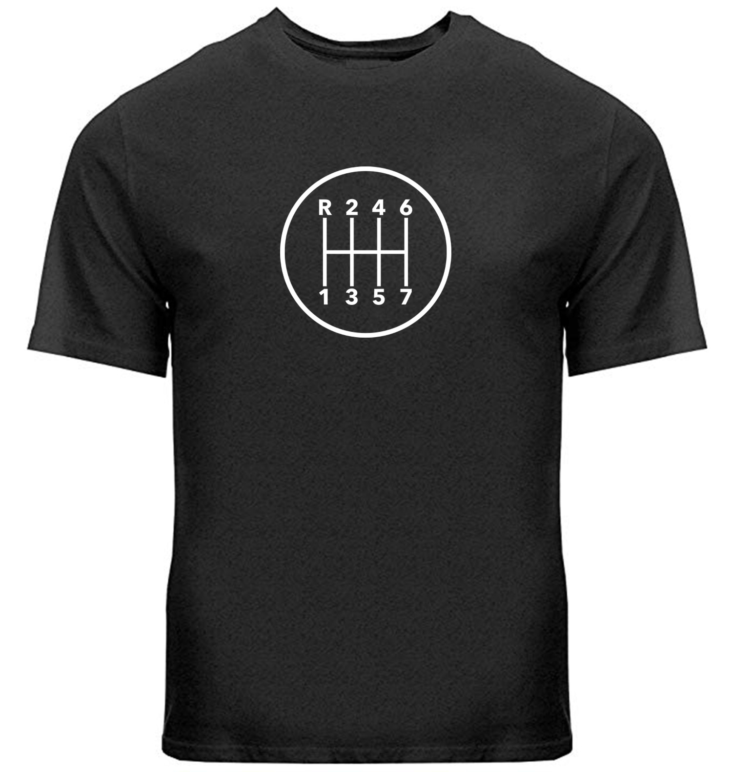 Manual Transmission Gears Shift Pattern 7 Speed Stick Shirts Manual Gear T-Shirt