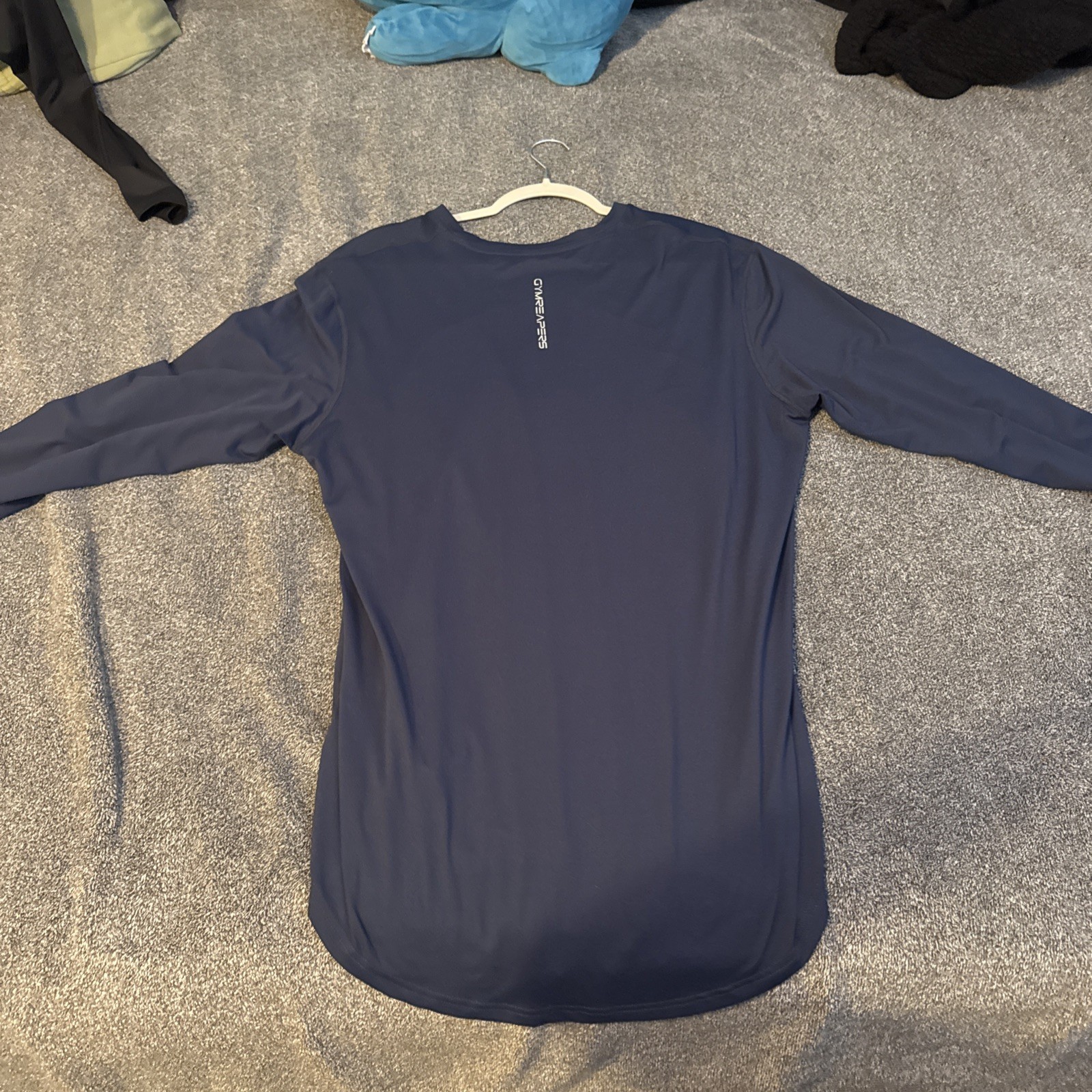 Gymreapers Performance Long Sleeve Shirt XL blue/navy