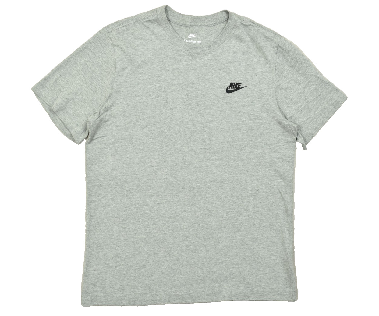 Nike The Nike Tee Men’s Size M Medium Gray Short Sleeve Crew Neck Cotton Graphic