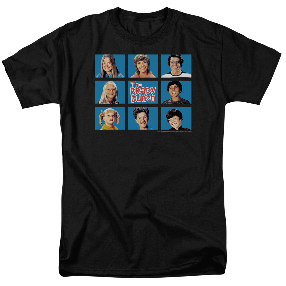 THE BRADY BUNCH FRAMED Licensed Adult Men’s Graphic Tee Shirt SM-6XL