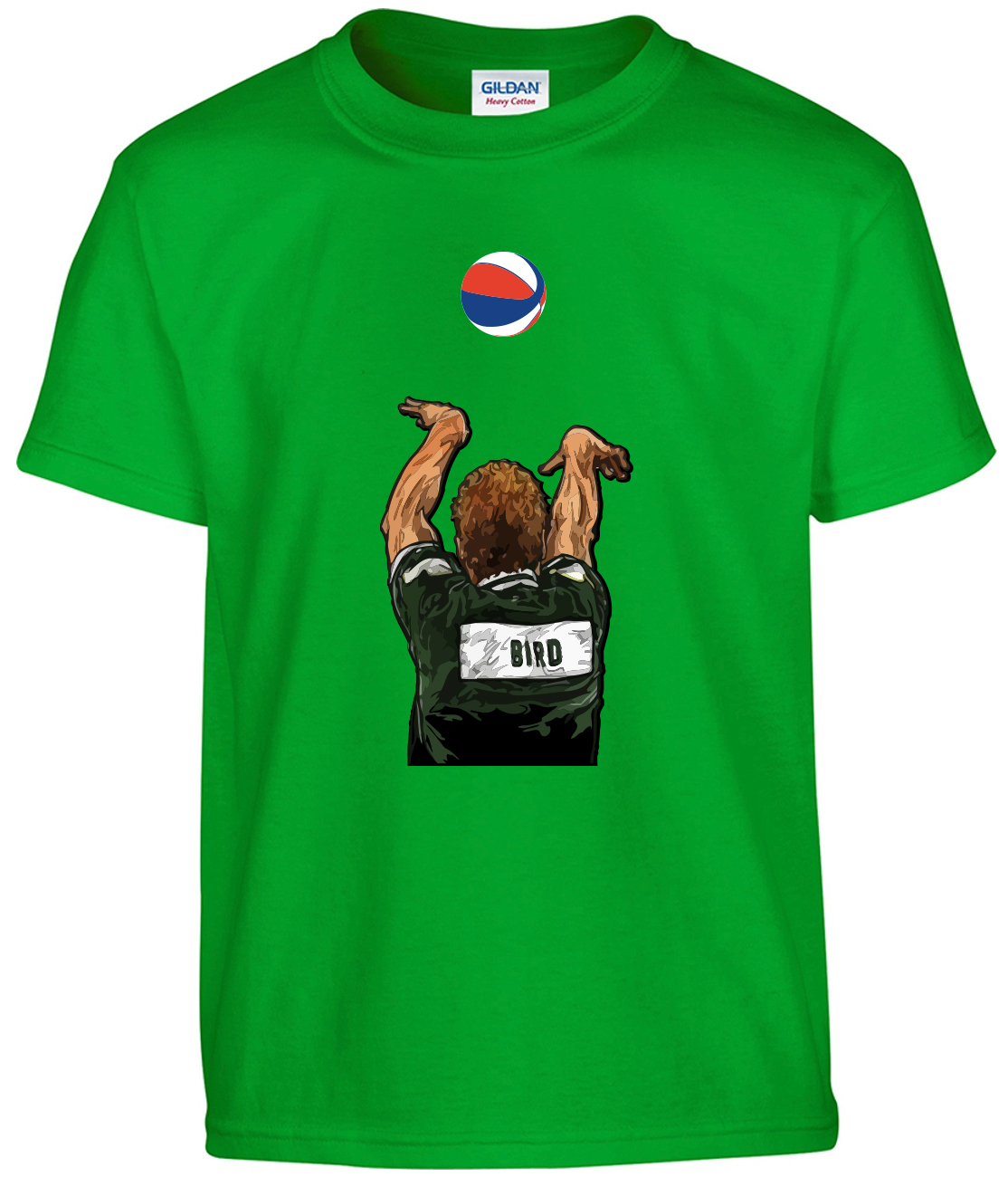 GREEN Larry Bird Boston Celtics “3 Point Contest” T-shirt shirt jersey S-5XL