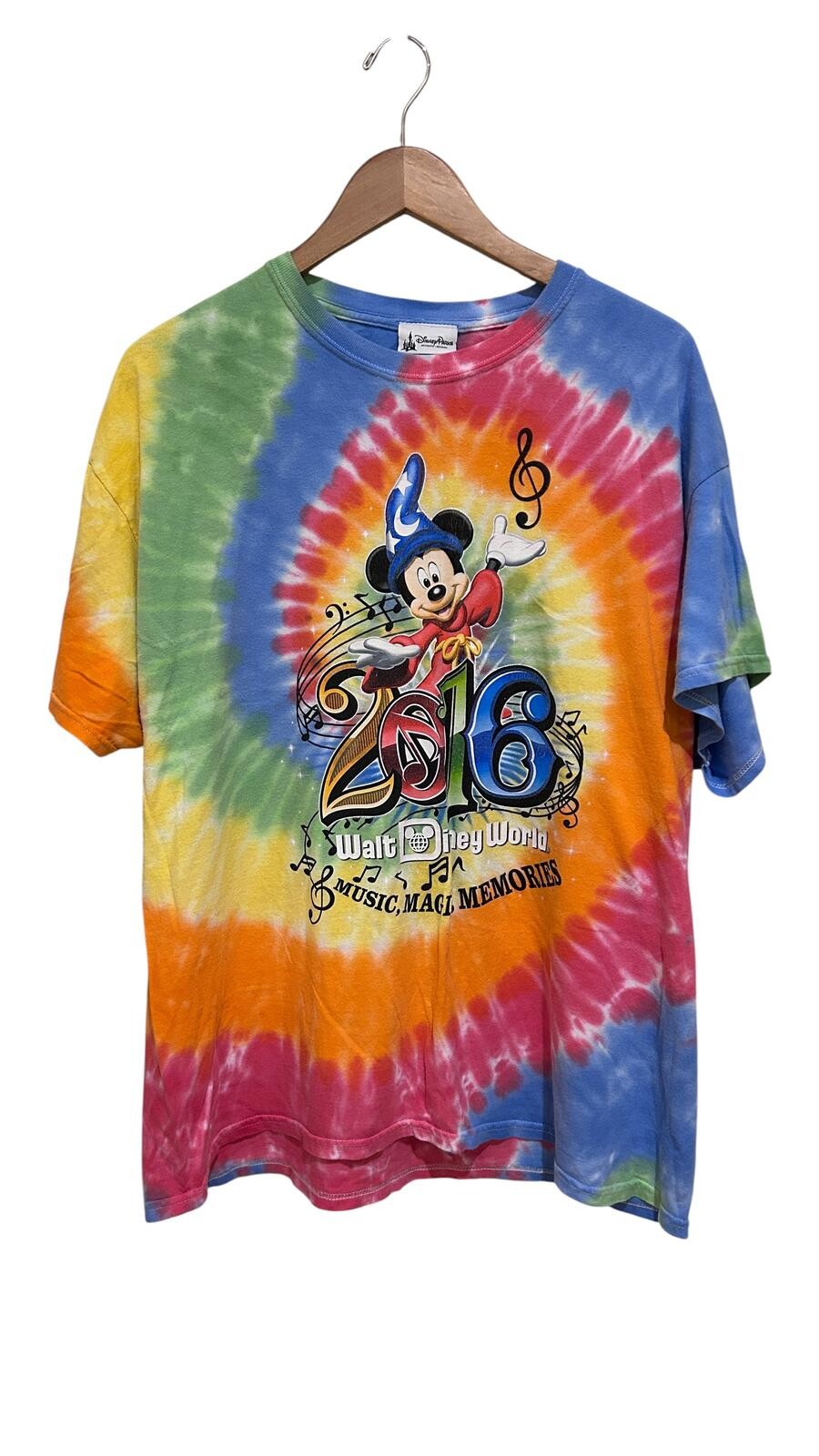 2016 Walt Disney World Tye Dye Unisex XL Shirt