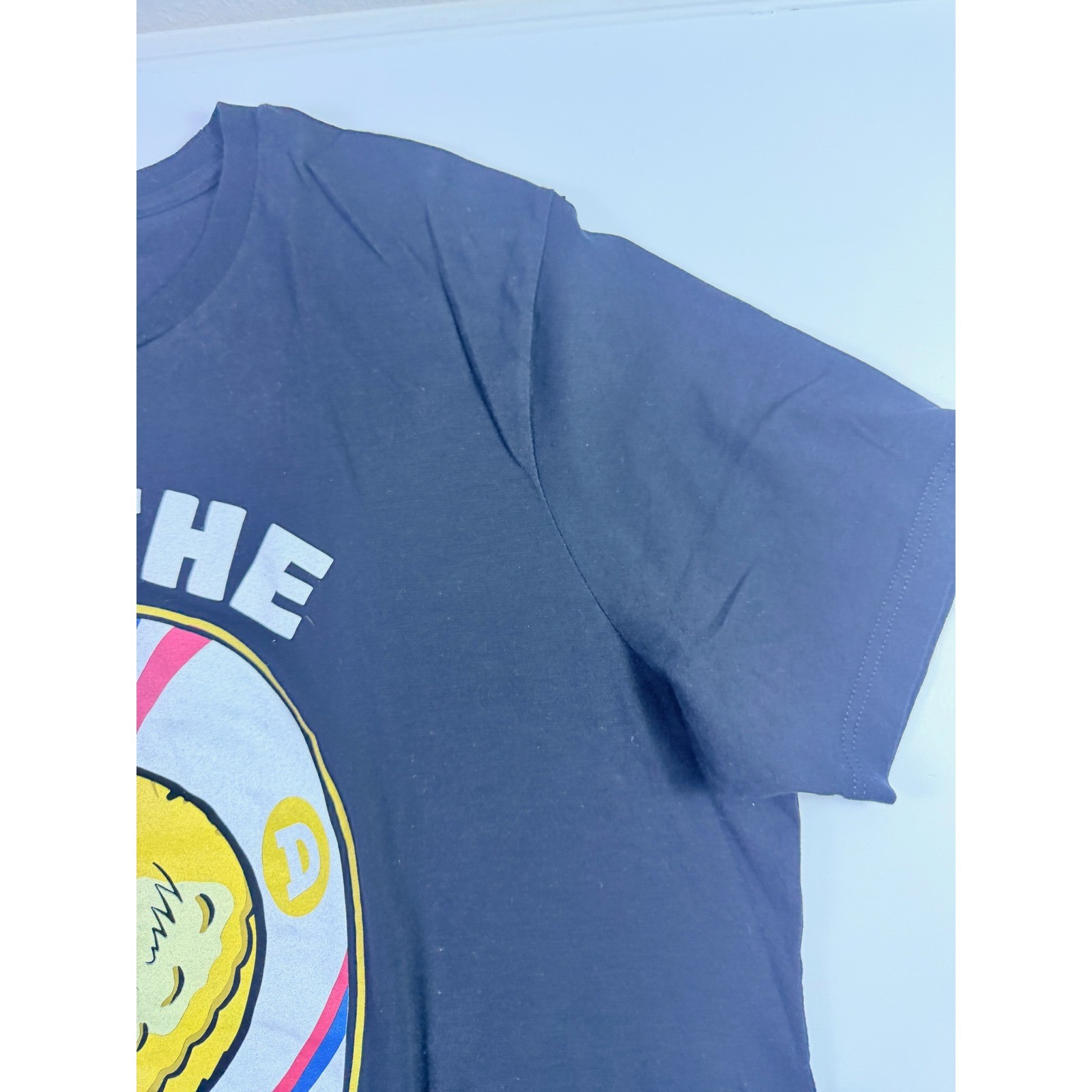 Barstool Sports Dogecoin To The Moon Graphic Tee Black 2XL Doge Crypto Shirt