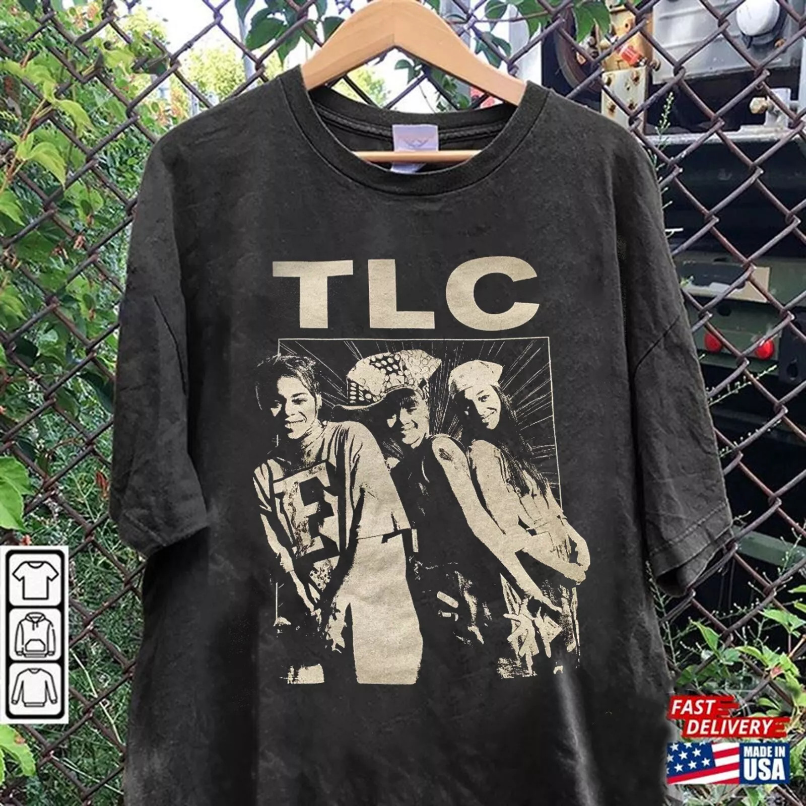 TLC Vintage Members 90s R&B Graphic Tee