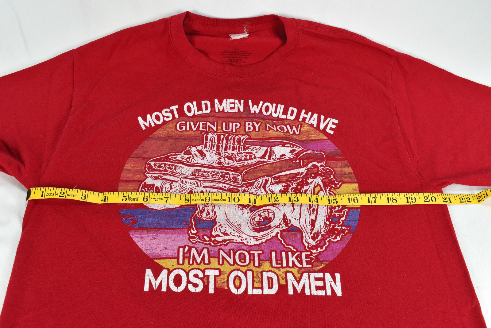 Hot Rod Most Old Men Would Have Given Up By Now Tee Shirt Large