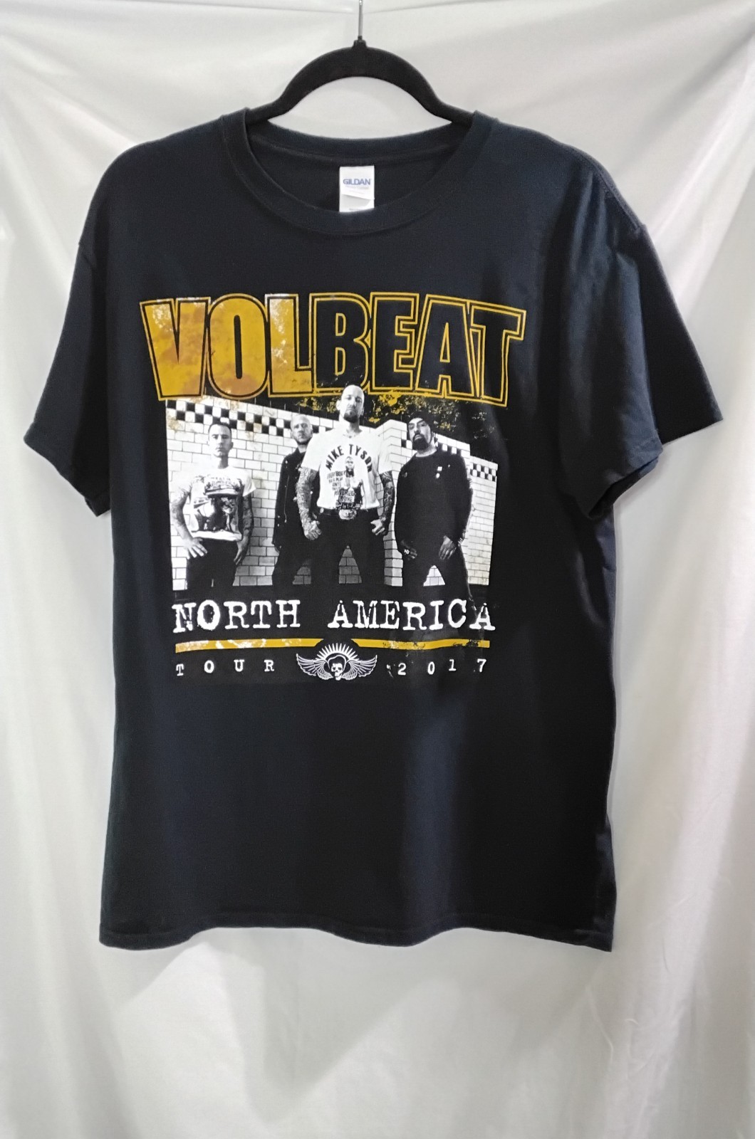 Volbeat 2017 North America Tour Concert T-Shirt Band Picture Adult Size Medium