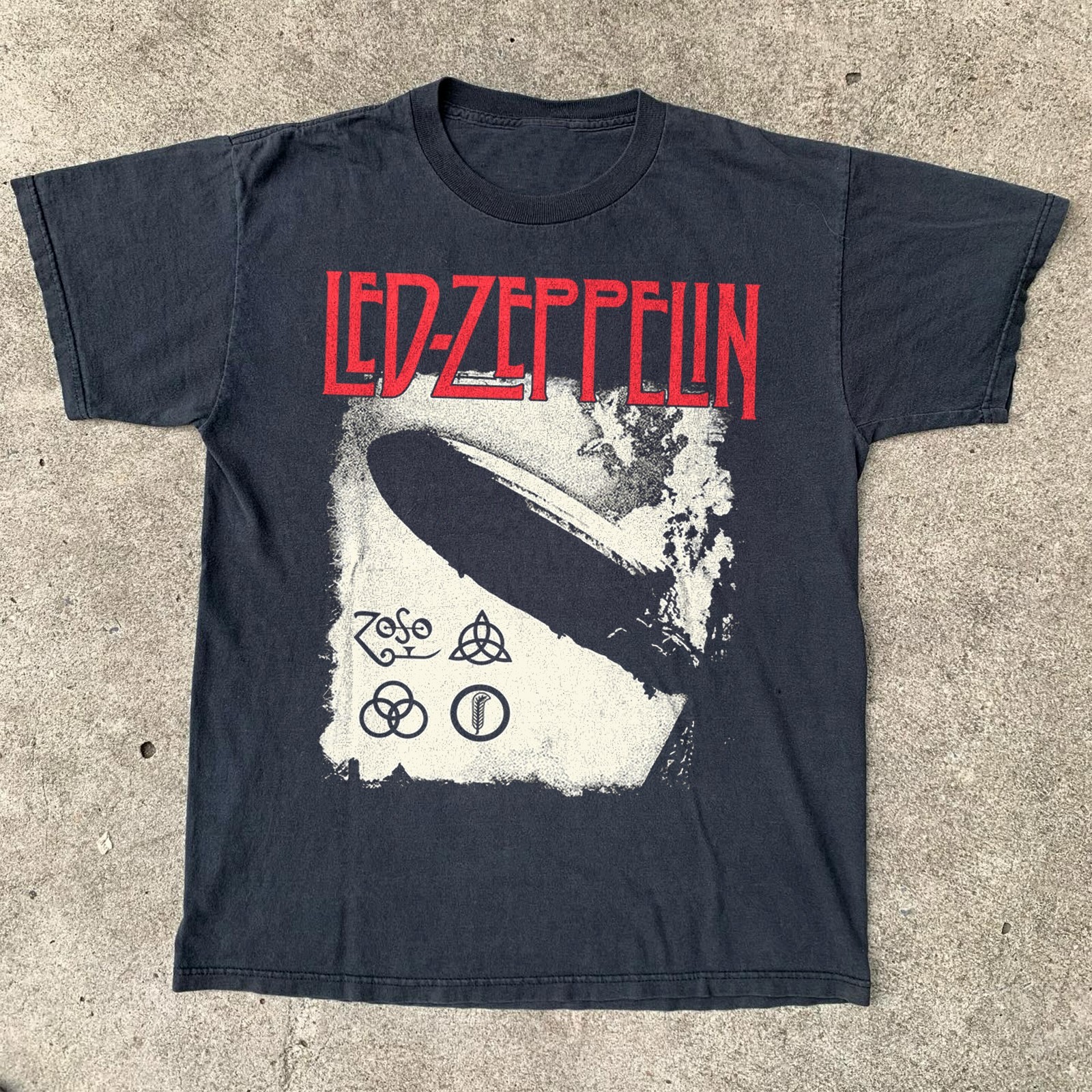 Led Zeppelin Album I 1969 Black Unisex T-shirt Size S-5XL