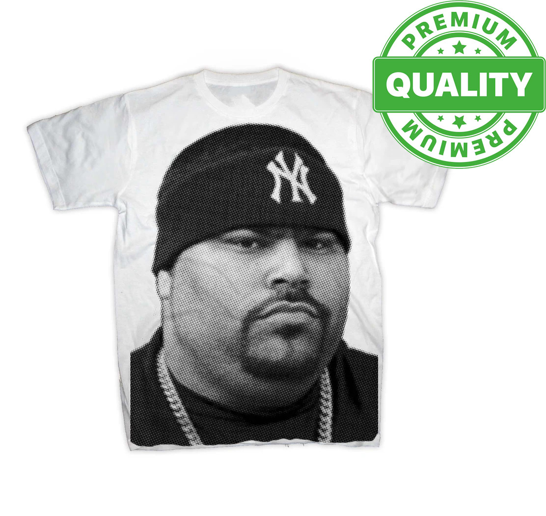 Big Pun Legend Big Face 3D AOP Shirt White Polyester Unisex S-5XL E2494