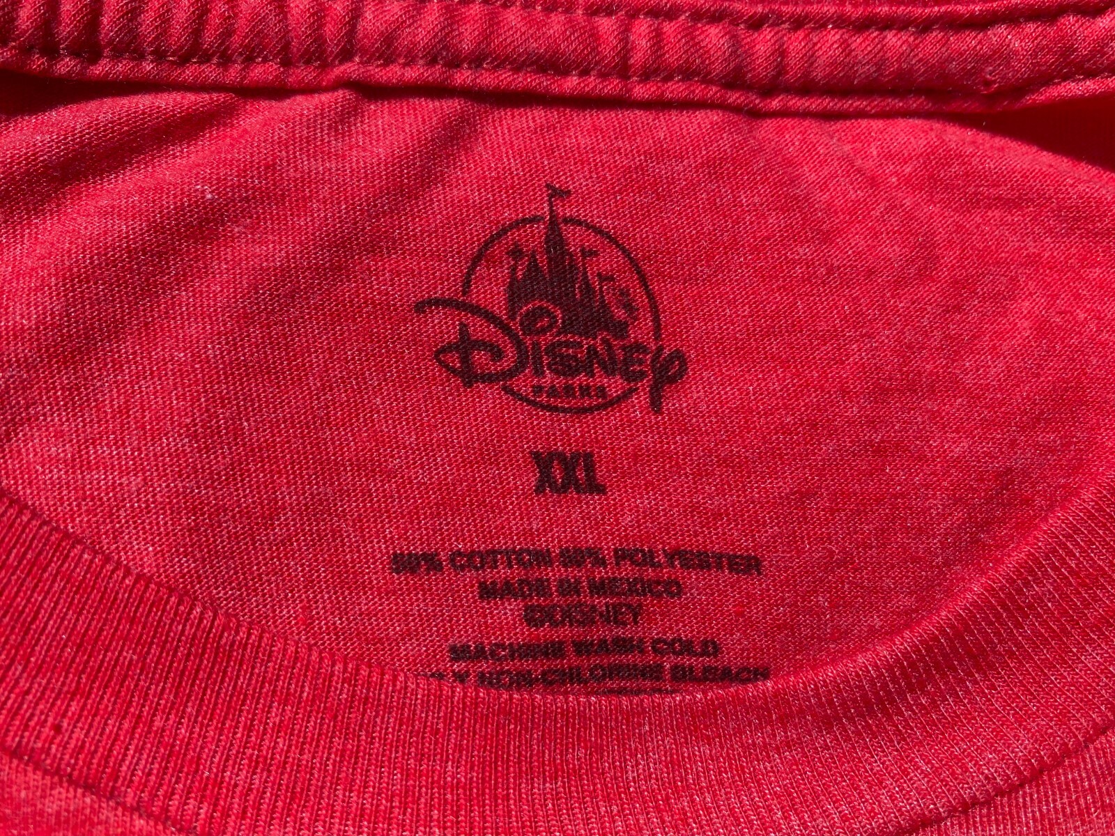 Disney Villain Jafar/Aladdin Red T Shirt Disney Mens 2XL NEW