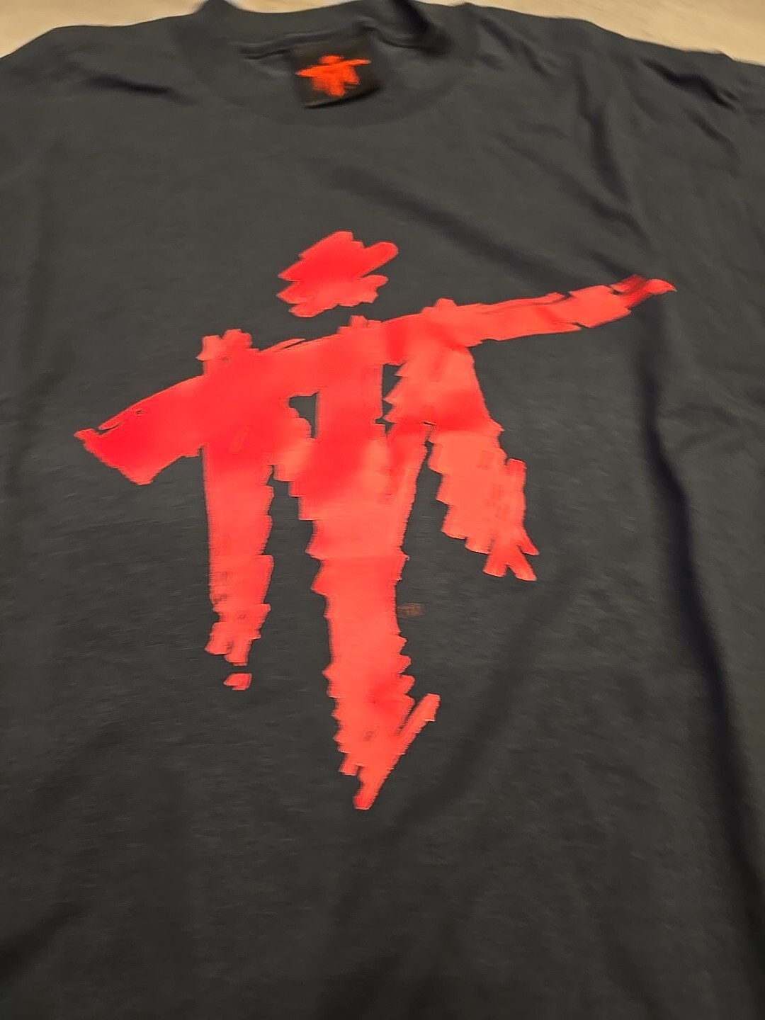 IRON Other Side Mike TYSON BOXING Black T SHIRT SAMURAI LOGO MT Deadstock XL