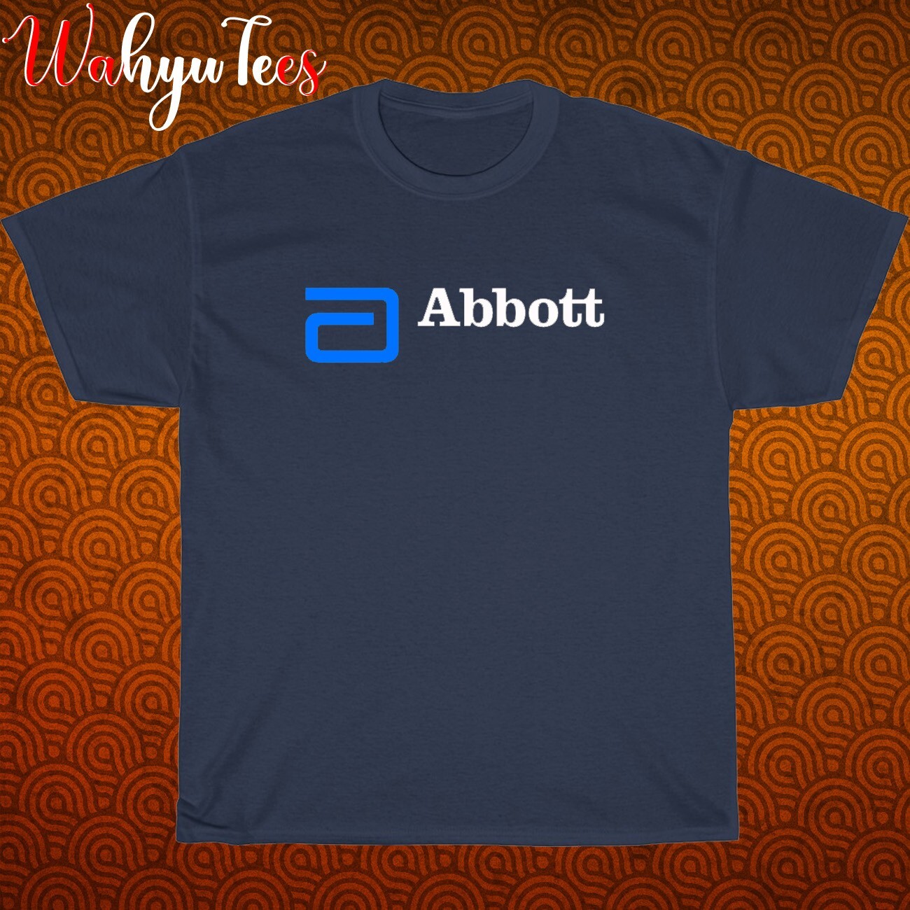 Abbott Labs Pharmaceutical Logo Black/Grey/Navy/White Size S-5XL Unisex T-Shirt