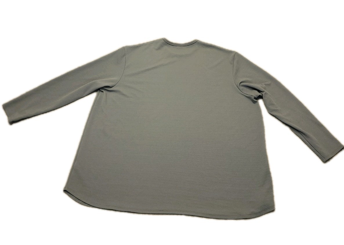 ONE BONE Men’s Gray Solid Crew Neck Long Sleeve Knit T-Shirt Size 6