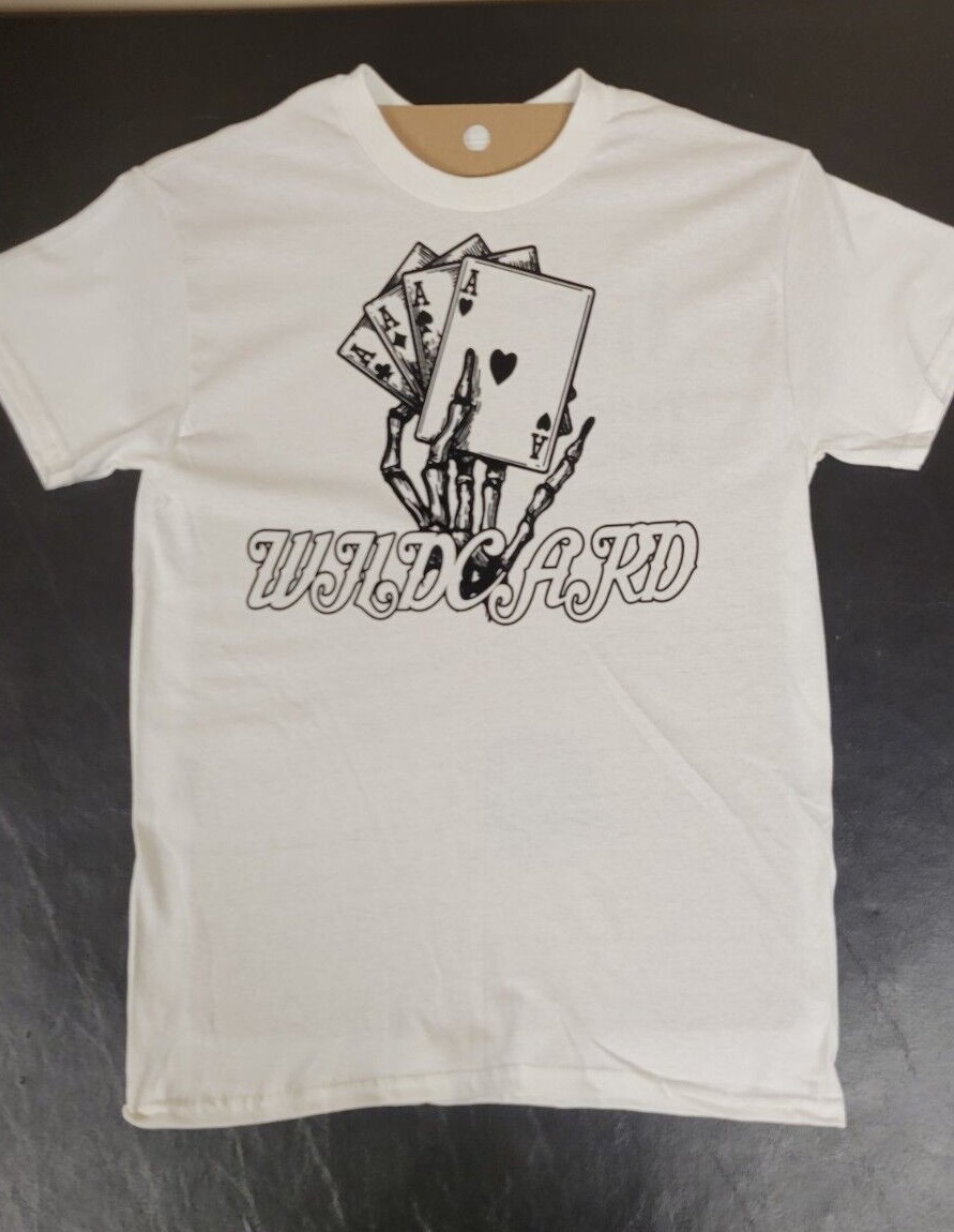 🔥WILDCARD Apparel LIMITED Edition Tee Shirt White or Gray size S, M, L, XL, XXL