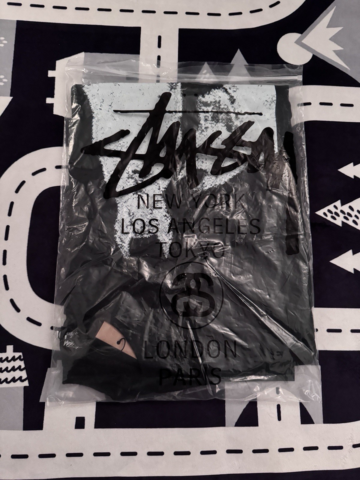 Stussy Black Doberman T-Shirt Size M,L,XL