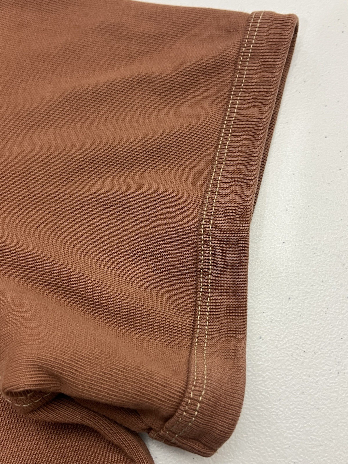 Taylor Stitch T Shirt Mens 44 Brown Heavyweight 100% Organic Cotton