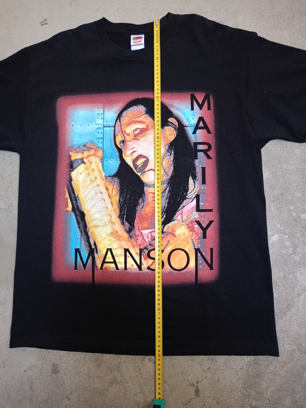 VINTAGE 2003 MARILYN MANSON T-SHIRT – THE GOLDEN AGE OF GROTESQUE-XL-MINT FOTL