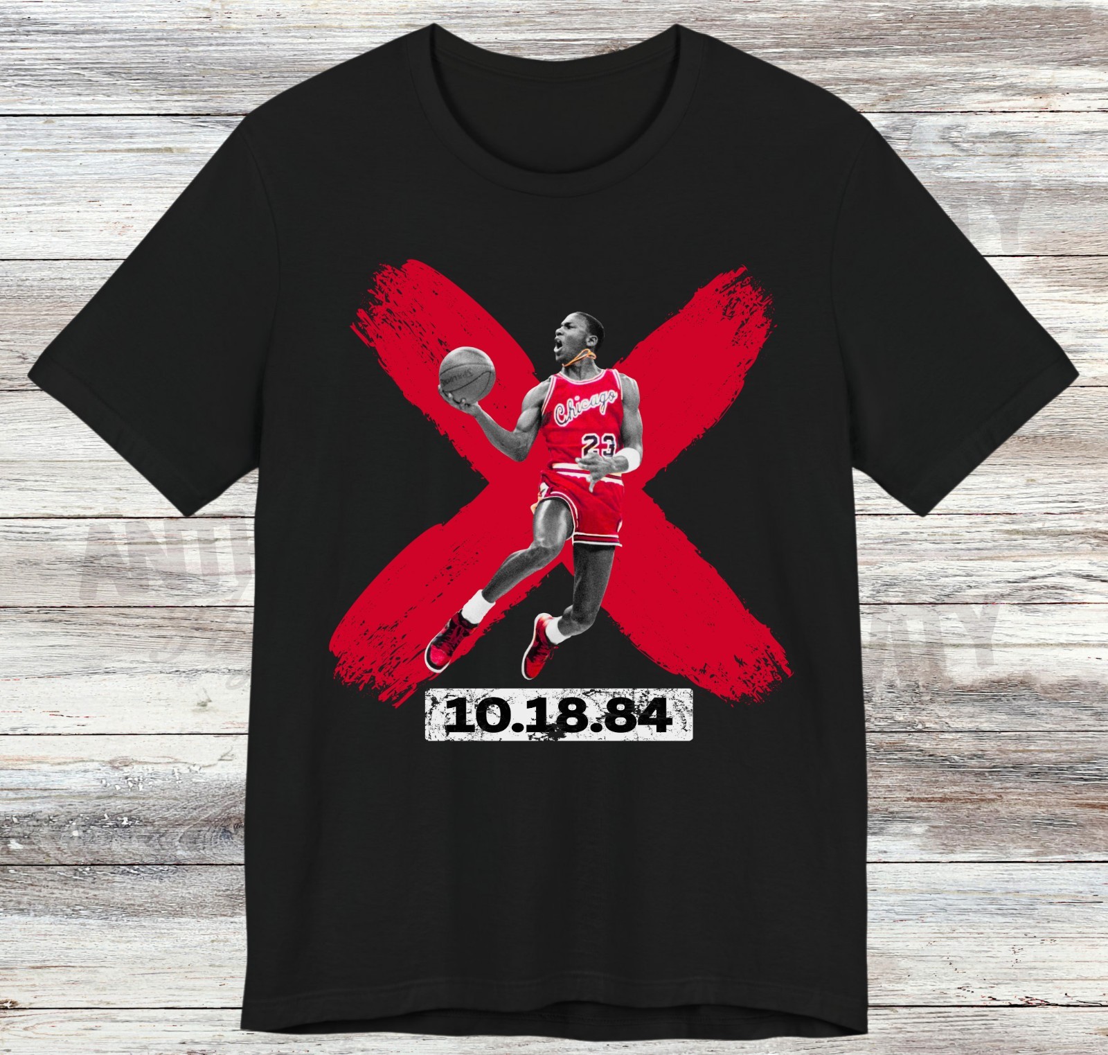 Jordan 1 Low OG Banned Sneaker Match Shirt, Black University Red