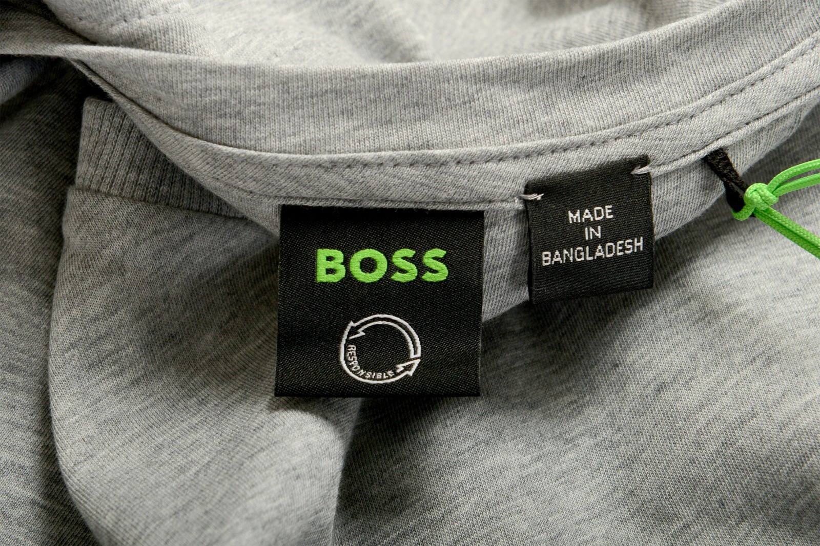 Hugo Boss Men’s “Tee 1” Gray Logo Print Short Sleeve T-Shirt US 2XL IT 56