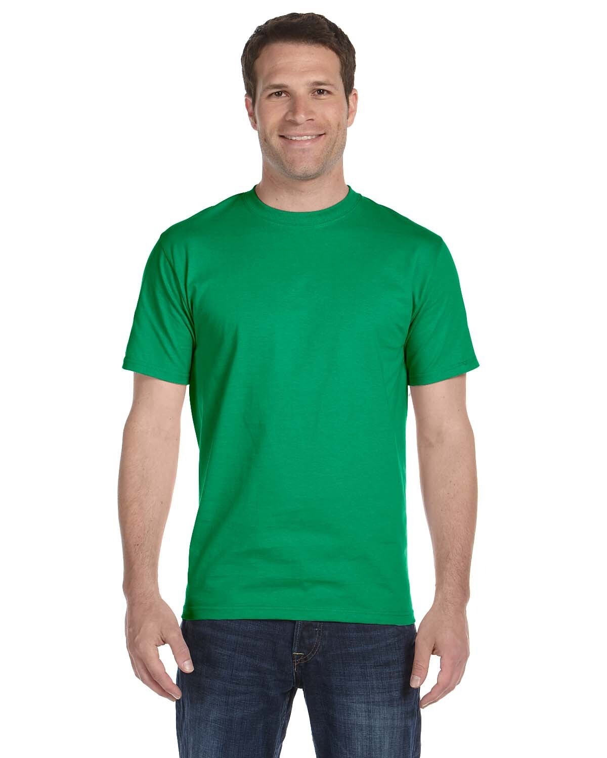 Hanes Mens Short Sleeve Cotton Crew Neck Blank T-Shirt ultimate x temp odor cont