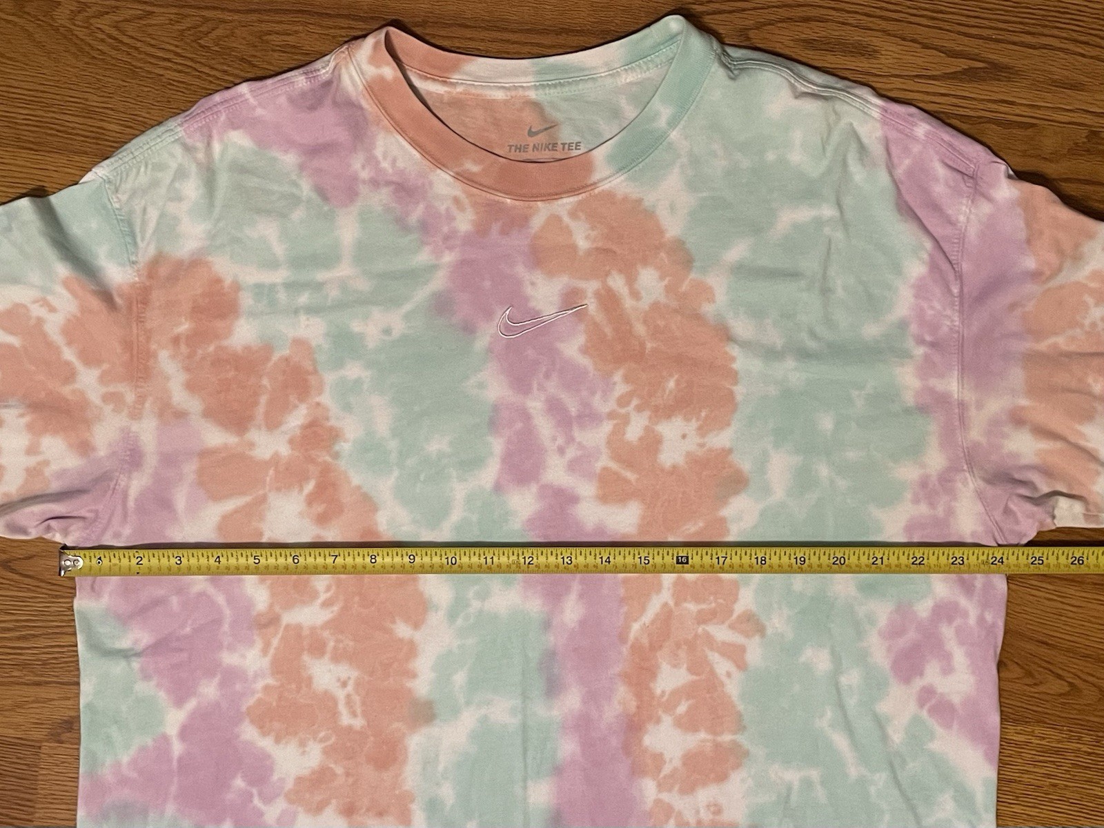 Nike Tie Dye T-Shirt — Large — “The Nike Tee” — Swoosh on Chest