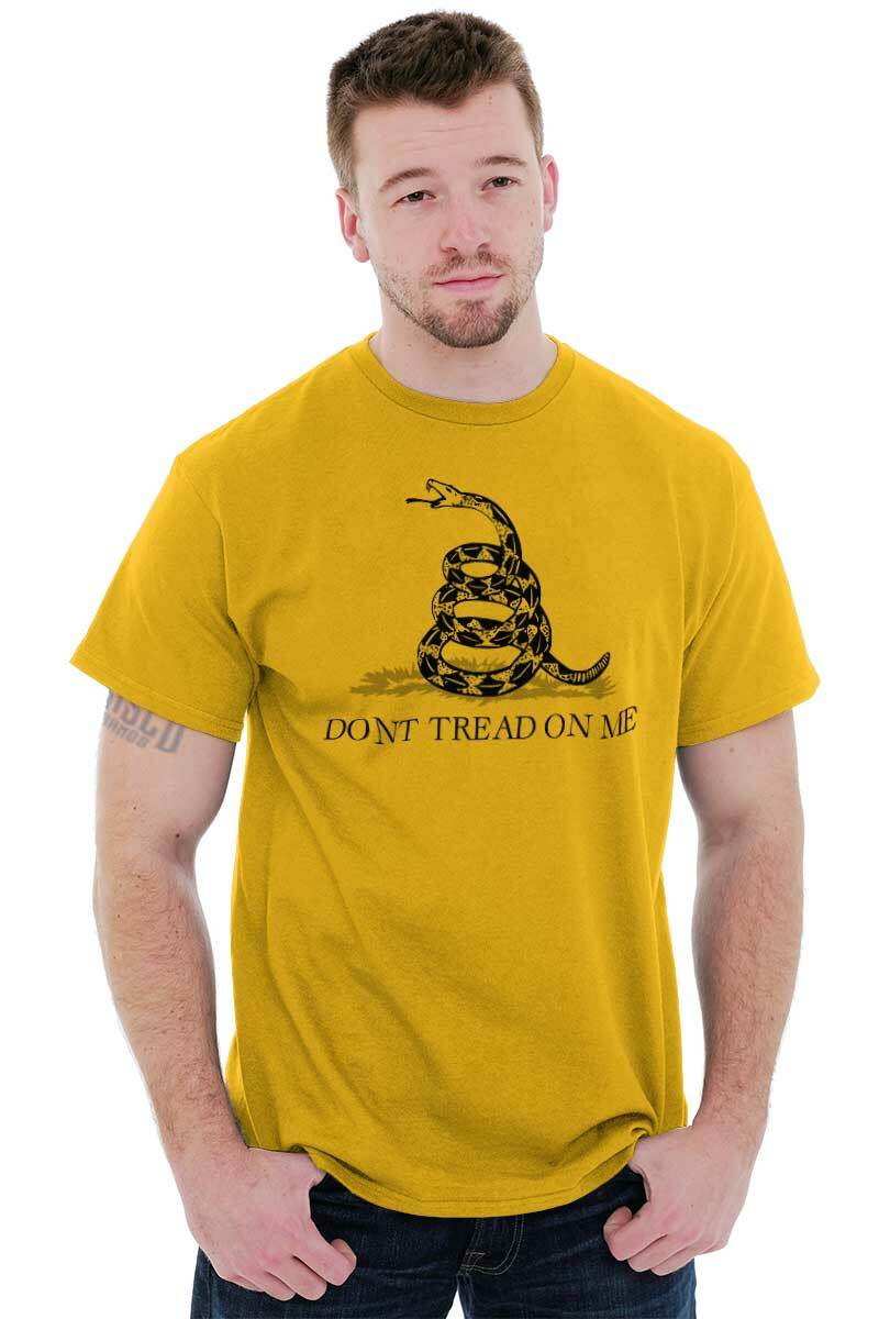 Vintage Military Don’t Tread on Me Snake Womens or Mens Crewneck T Shirt Tee