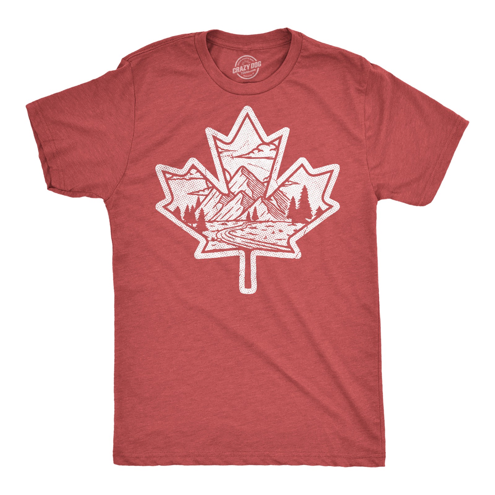 Mens Funny T Shirts Canadian Maple Leaf Sarcastic Nature Graphic Novelty Tee for