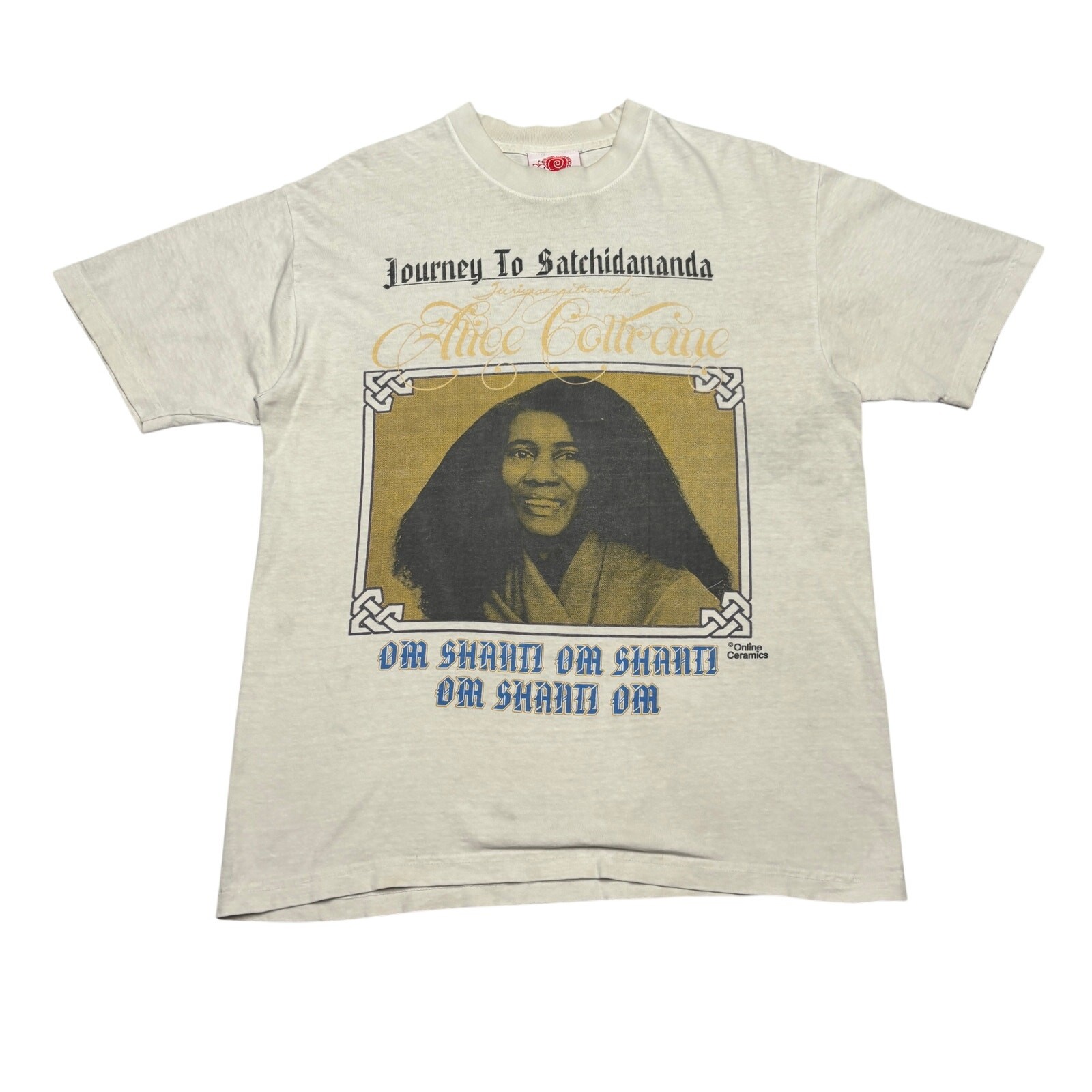 Online Ceramics Journey To Satchidananda Shirt Men’s Medium Alice Coltrane