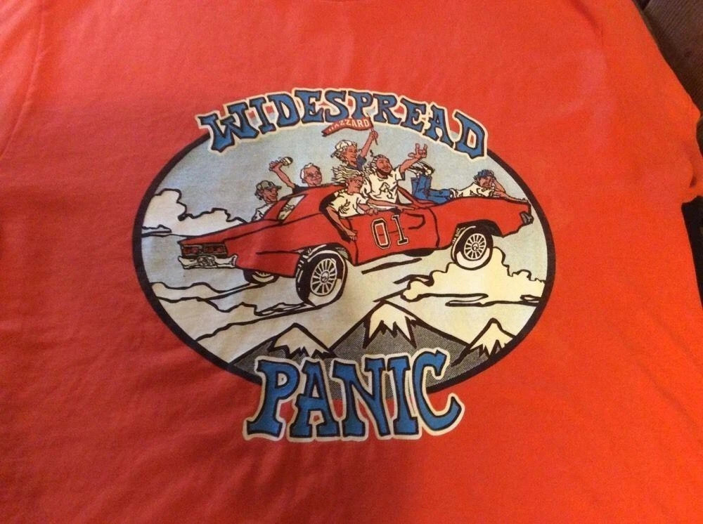 Vintage Widespread Panic1 General Lee Car Graphic Multicolor Unisex T Shirt