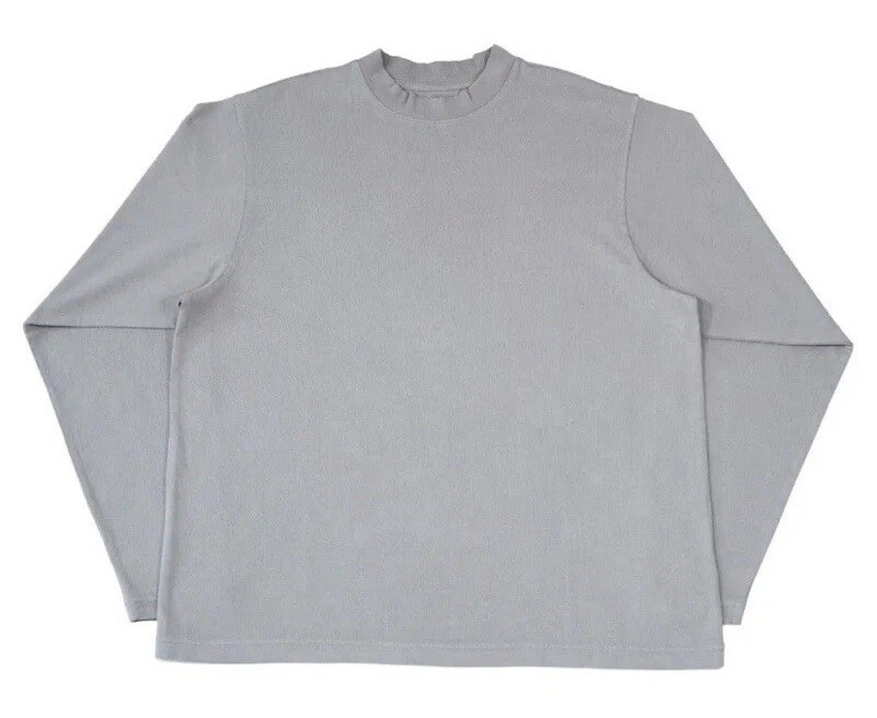 Size Large – Yeezy Gap Long Sleeve T-Shirt Mens Grey YZY Kanye West Brand New