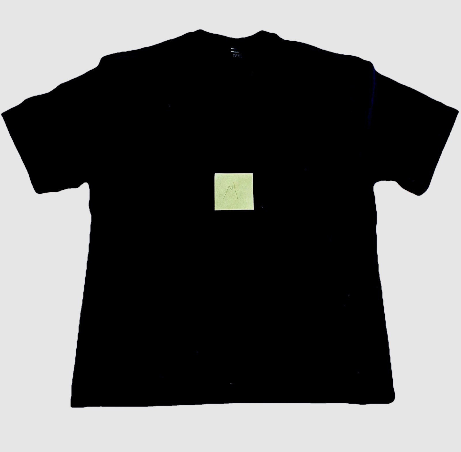 Heavyweight District T-shirt Black (Blank) Machine Washable
