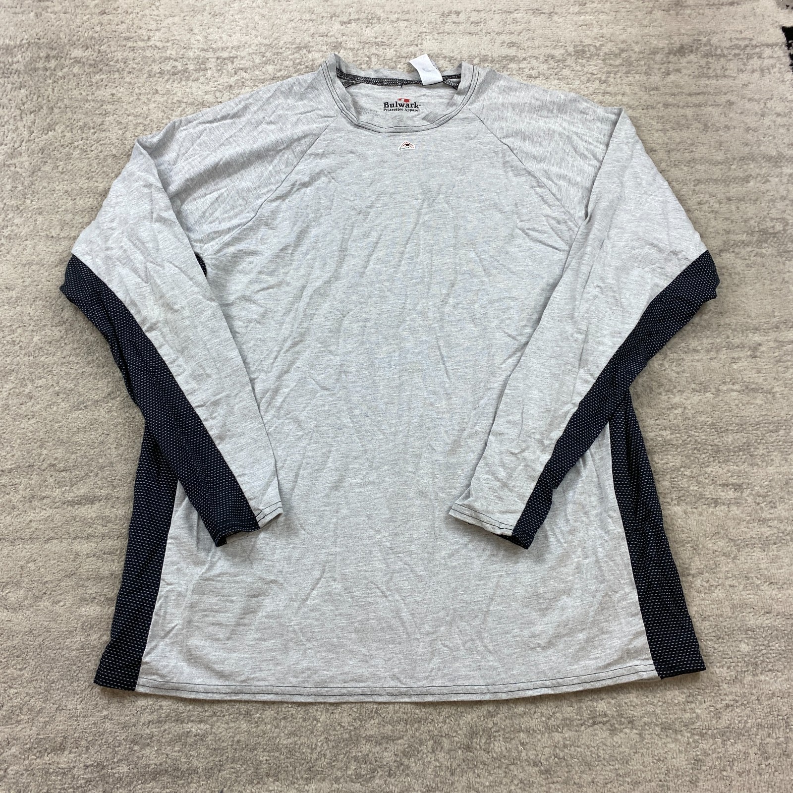 Bulwark FR Shirt Extra Large Gray CAT 2 CAL Flame Resistant HRC ARC Workwear Men