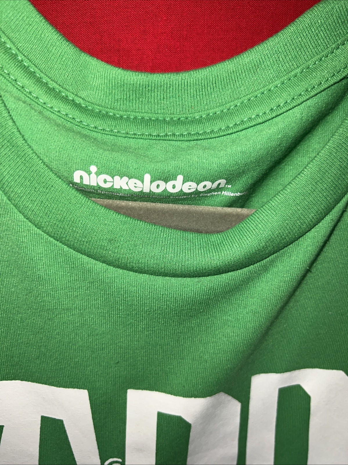 Mens Nickelodeon Patrick Star , St Patrick’s Day T-Shirt. Green. SZ XL