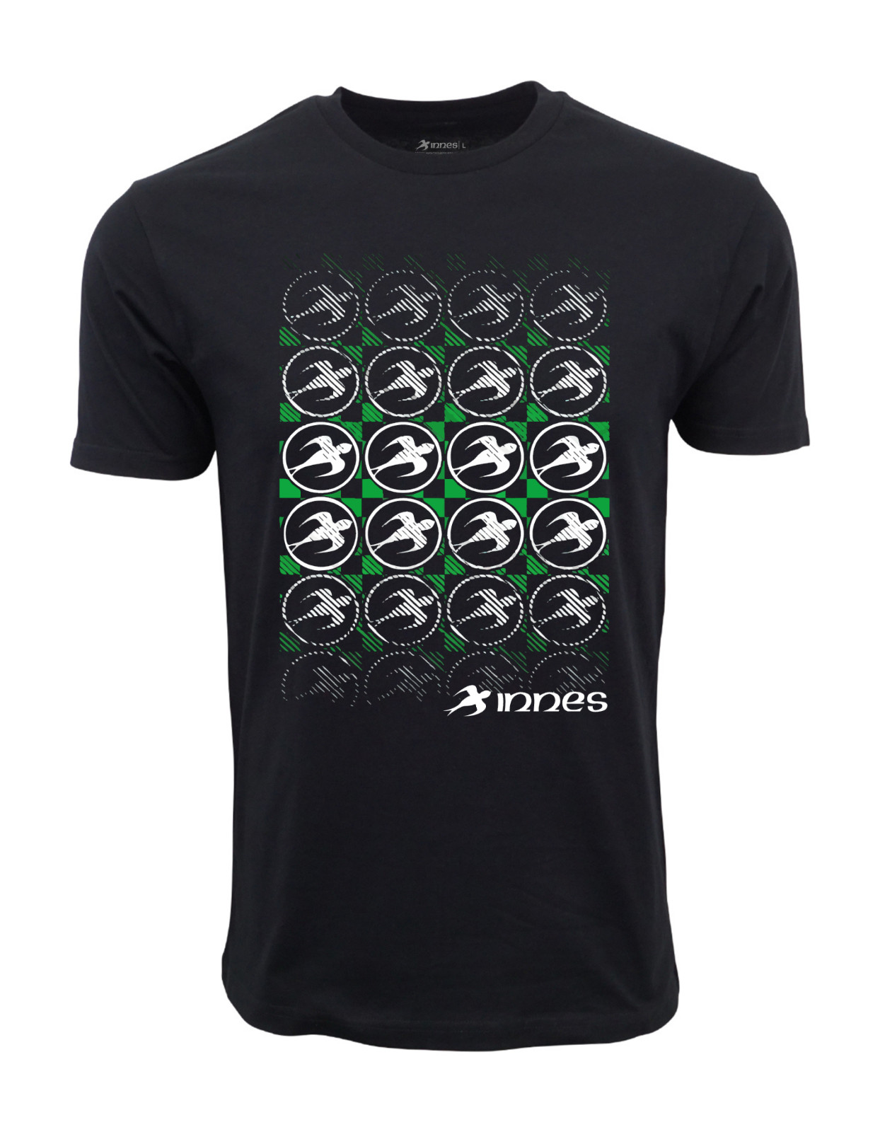 Innes Skateboard Circle Logos Graphic T shirt