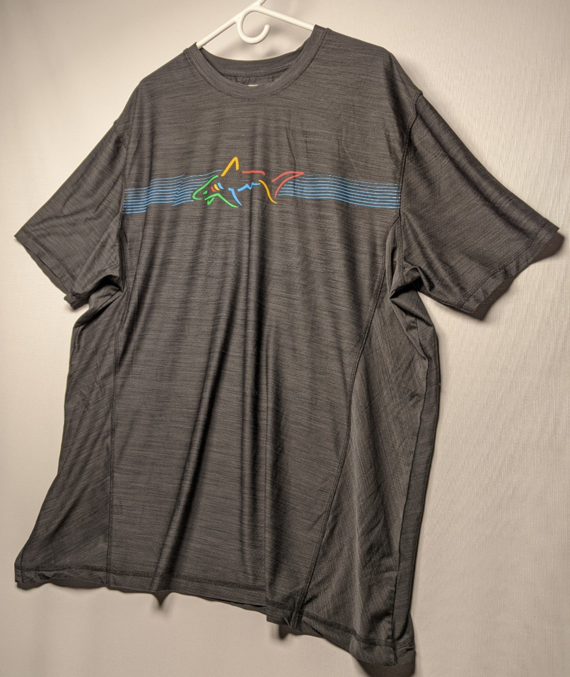 Greg Norman Play Dry Men’s Black Short Sleeve Crew Neck T-Shirt Size XXXL