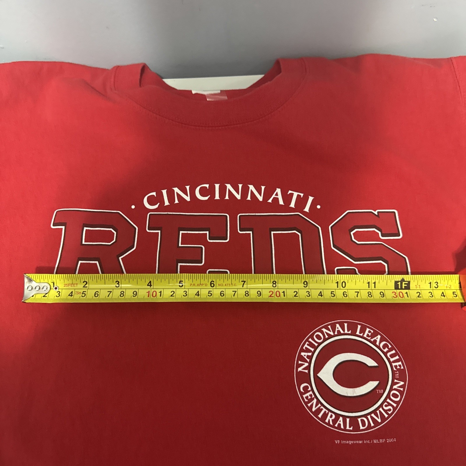 Vtg 03 Lee Sport Shirt Cincinnati Reds MLB Baseball Adult L *No Tag With Size*