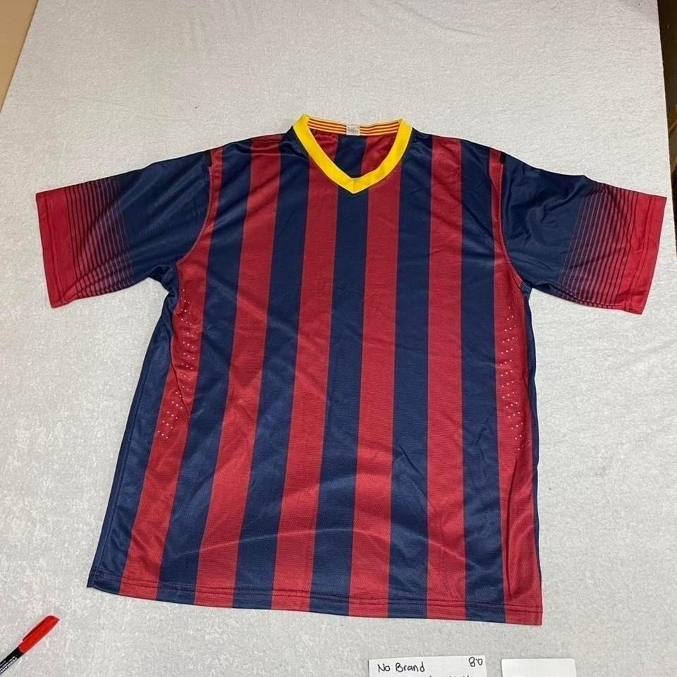 No brand Red and navy Barcelona football shirt XL. SKU498 #BarcelonaFC