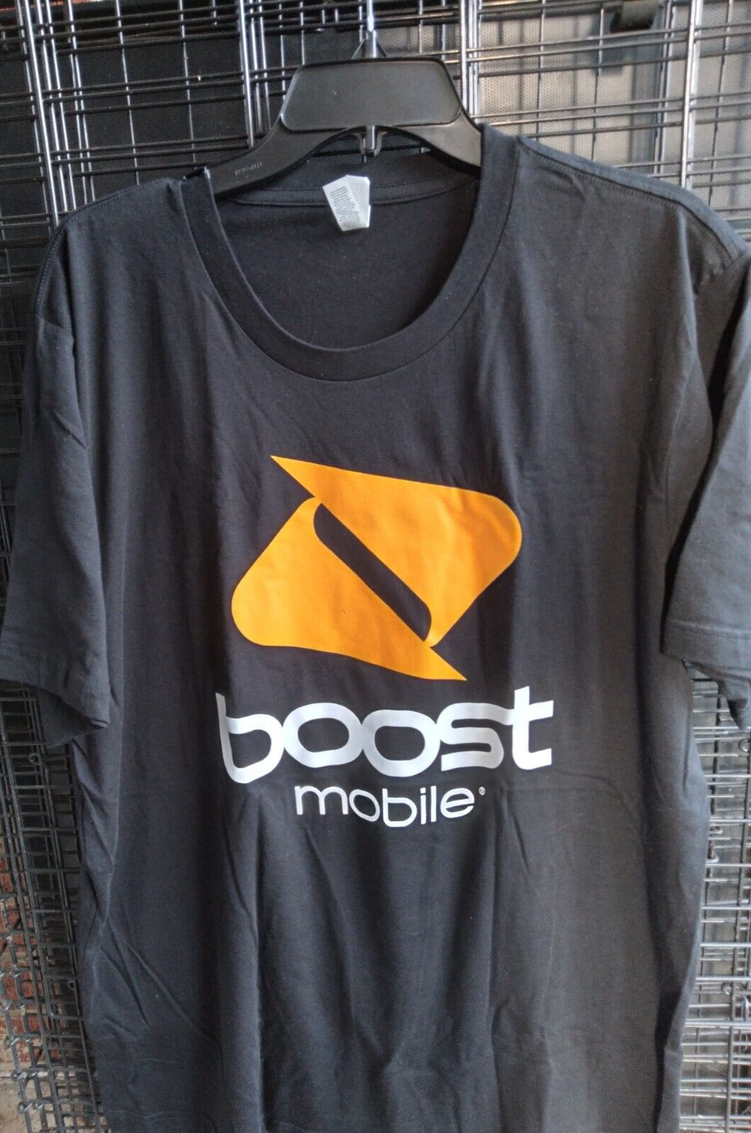 Boost Mobile Black Logo XL t-shirt unisex shirt NWOT