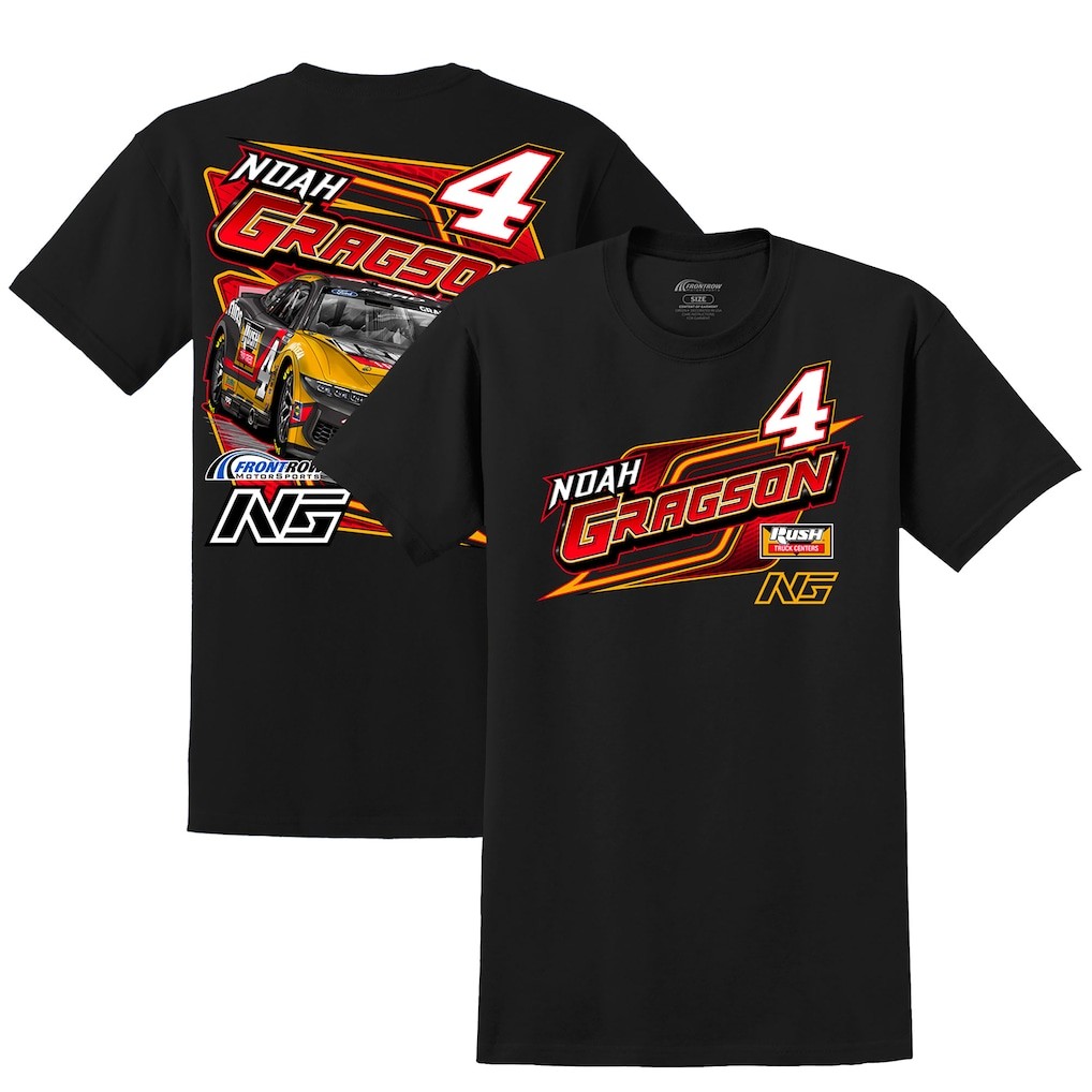 Noah Gragson #4 Rush Truck Centers NASCAR Racing Car Front Row Tee
