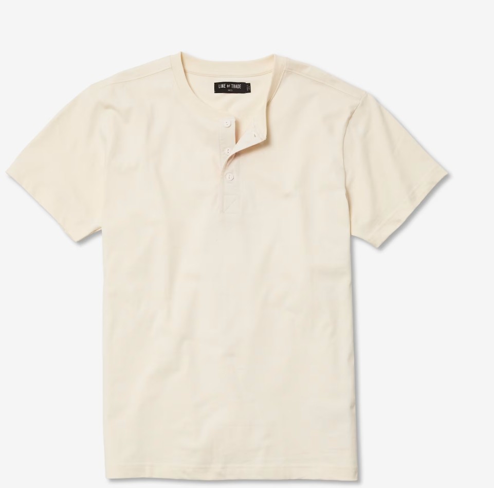 Sturdy Henley Tee-bestselling Sturdy Tee, the Sturdy Henley adds a 3-button.