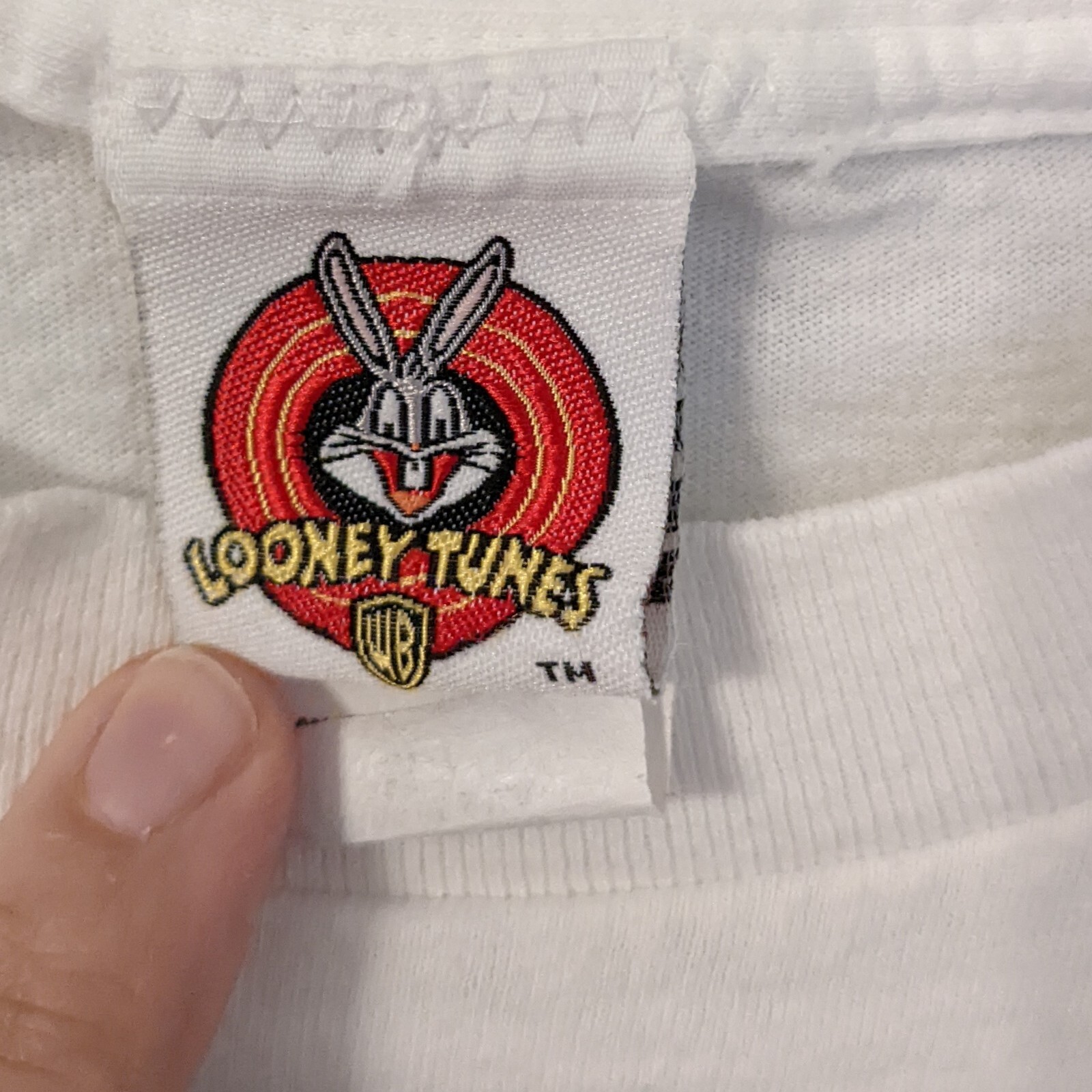 Vintage Looney Tunes Orange You Scared 1998 Graphic Tee Single Stitch Rare Size