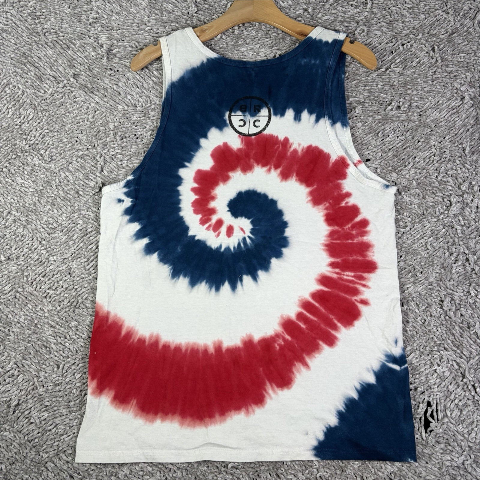 Black Rifle Coffee Company Tank Top Mens Medium Tie Dye Beach Summer Military