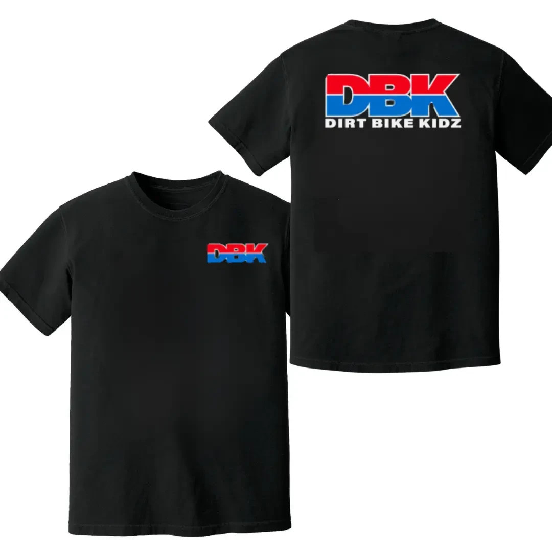[DBK] Dirt Bike Kidz Logo T-Shirt, Motocross Racing Graphic Tee, Off Road Rider