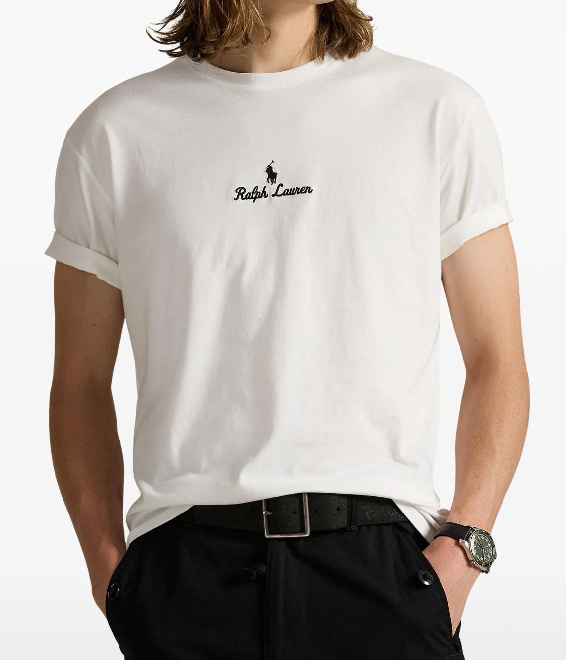 *NEW* Men Polo Ralph Lauren Classic Fit Logo Jersey Tee WHITE (710981370003) 👍