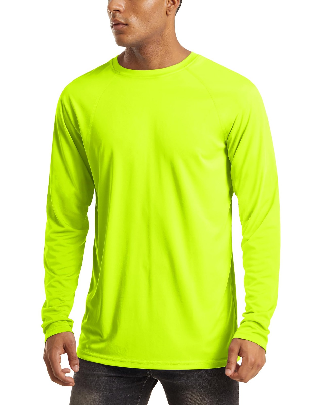 Men’s Long Sleeve Shirts UPF 50+ UV Sun Protection Athletic Shirts for Hiking…