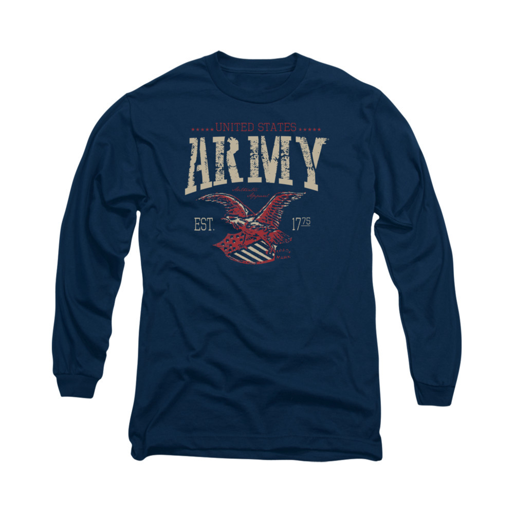 US ARMY ARCH Licensed Adult Men’s Graphic Long Sleeve Tee Shirt SM-3XL