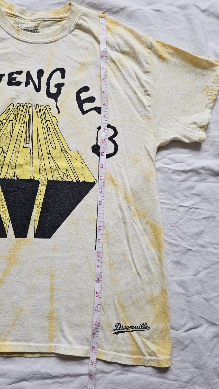 Dreamville J. Cole Revenge Tie Dye Graphic T-Shirt Men’s Streetwear Hip Hop